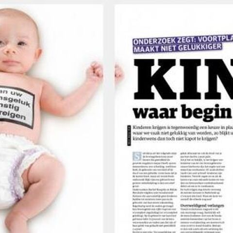 Illustratie bij: Onderzoek: ‘Kinderen krijgen maakt ongelukkig’