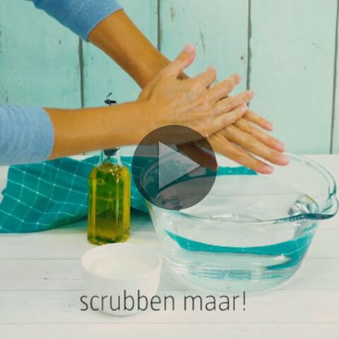 Illustratie bij: VIDEO: Zelf handenscrub maken