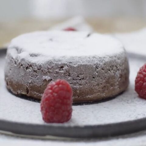 Illustratie bij: Video: verrukkelijke chocoladelavacake