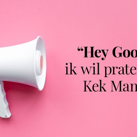 Illustratie bij: Zó praat je met Kek Mama via je smartphone of tablet