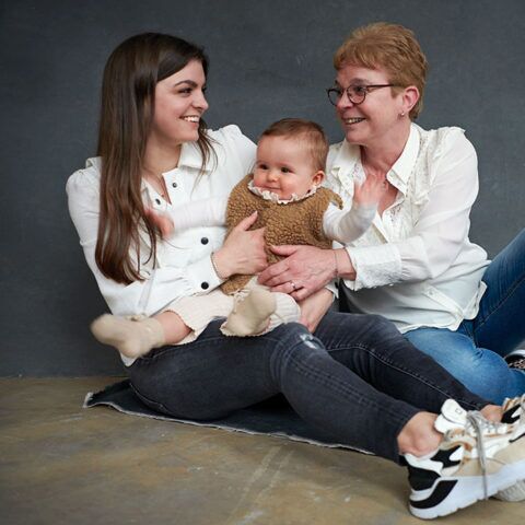 drie generaties op een dag jarig