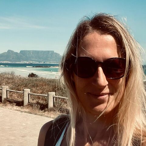 Laurie in ZA met Tafelberg