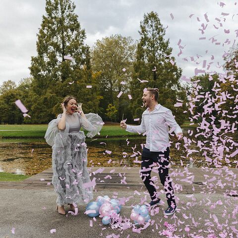 Illustratie bij: Anna: ‘Ik gaf meer dan vijfduizend euro uit aan gender reveal-feesten’