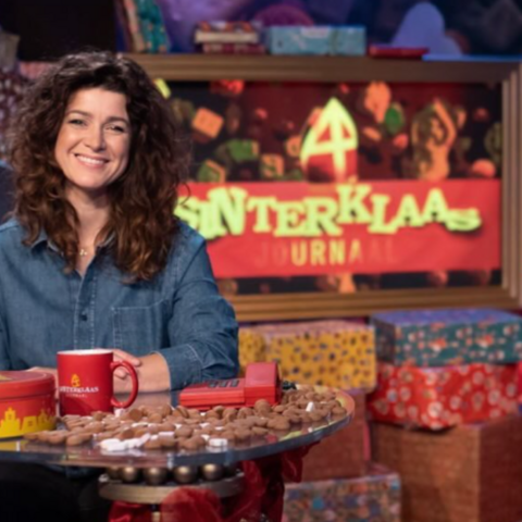 Illustratie bij: Dit vindt Nederland van Merel Westrik als nieuwe presentator van het Sinterklaasjournaal