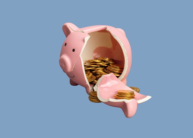 Vakantiegeld geld sparen geboortekaartje