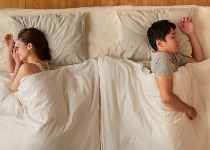 huwelijk apart slapen