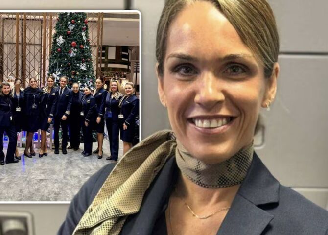 stewardess redt baby