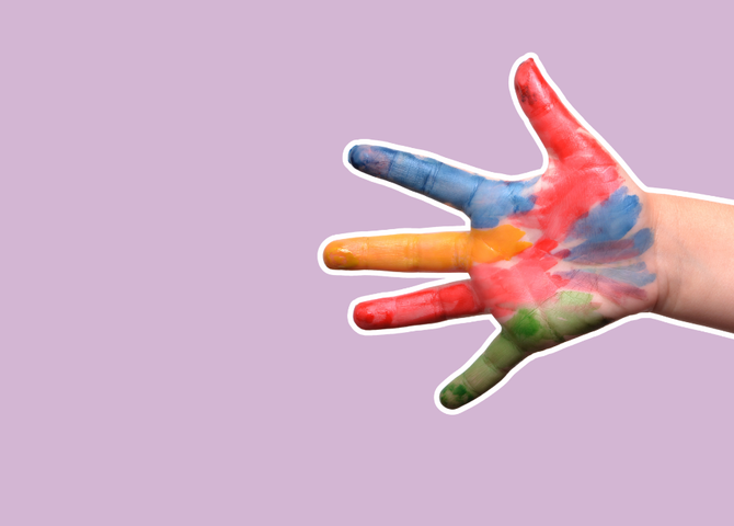 Illustratie bij: Sabine: ‘Mijn dochter krijgt alle kleuren van de regenboog, maar haar tekeningen eindigen altijd hetzelfde’