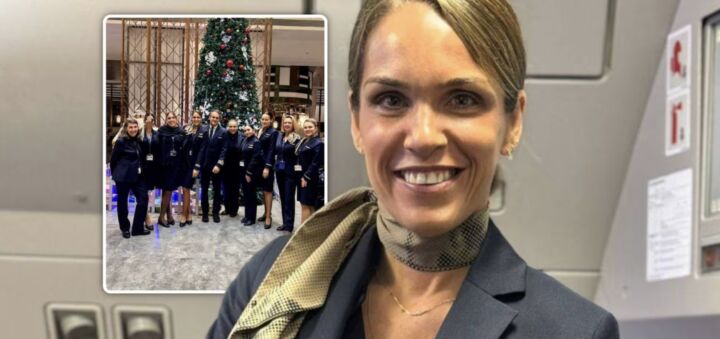 stewardess redt baby