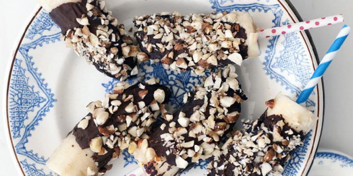 Illustratie bij: Zelf maken: fairtrade chocobananen