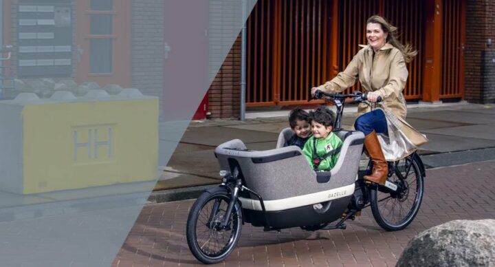 bakfiets geweldig gezin