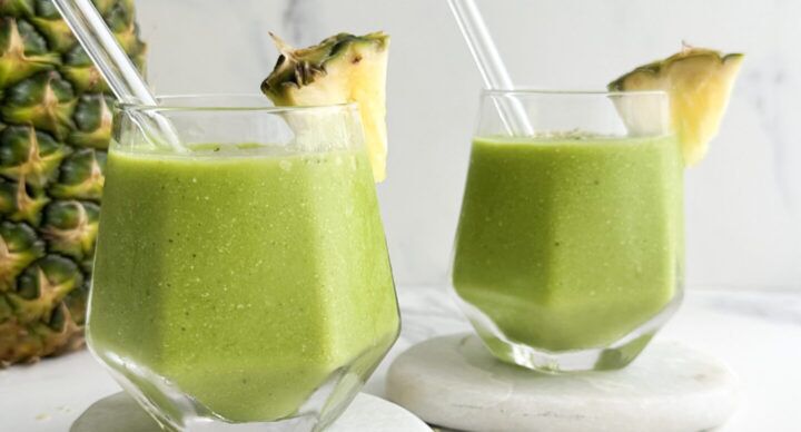 Illustratie bij: Back to school boost: recept voor verfrissende en voedzame ananas smoothie