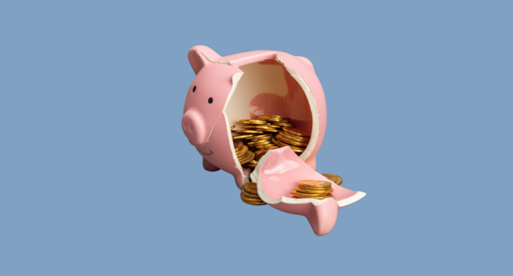 Vakantiegeld geld sparen geboortekaartje