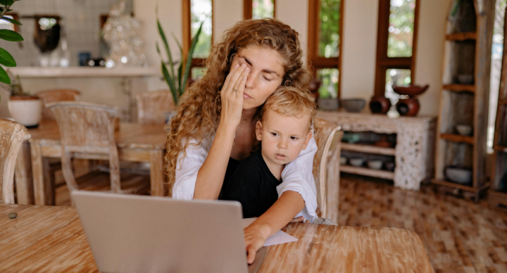 co-ouderschap moeder met kind