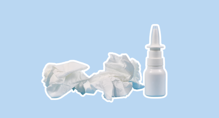 hooikoorts verkouden zakdoeken tissues