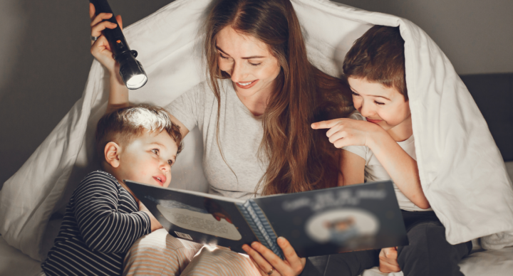moeder voorlezen kinderen type C moeder