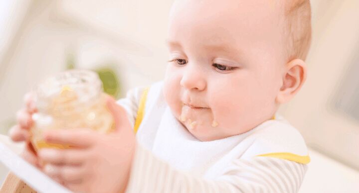 babyvoedig uit potje