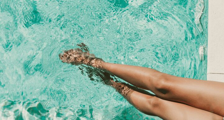 lichaam zwembad vakantie zomer