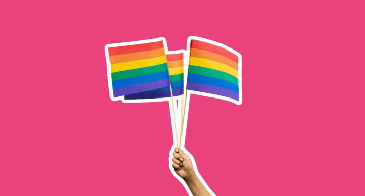 Illustratie bij: Sira: ‘Mijn hart smolt toen mijn kleuter vertelde waarom ze graag een regenboogvlag wilde’
