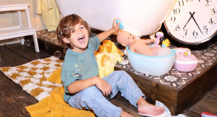 Illustratie bij: Spetterpret: het badritueel wordt nóg leuker samen met BABY born