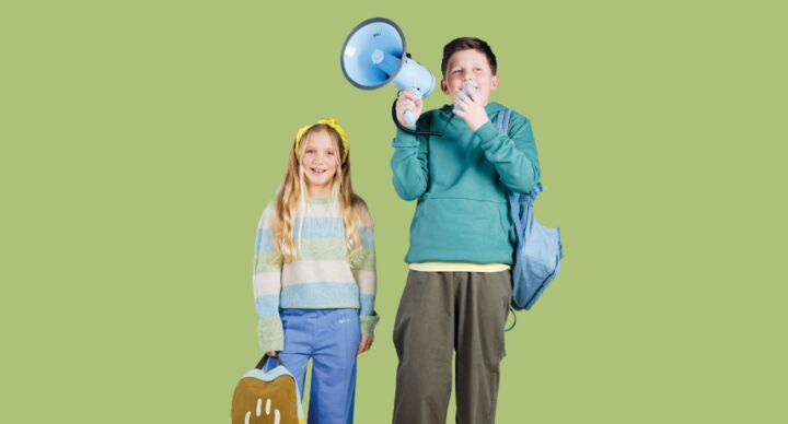 Illustratie bij: Iva en Rafael zijn de Klimaat Kids: ‘Door ons gaan juffen en meesters nu ook vaker op de fiets’