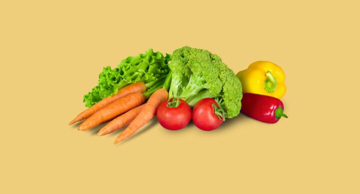groenten veganist geen vlees