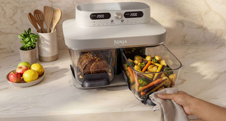 Illustratie bij: Twee gerechten tegelijk klaarmaken? Deze nieuwe airfryer van Ninja kan het