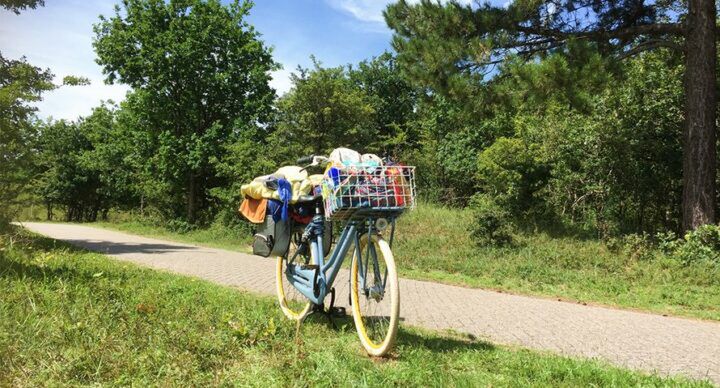 kleuter fietsvakantie Nederland Hoek van Holland Vlieland