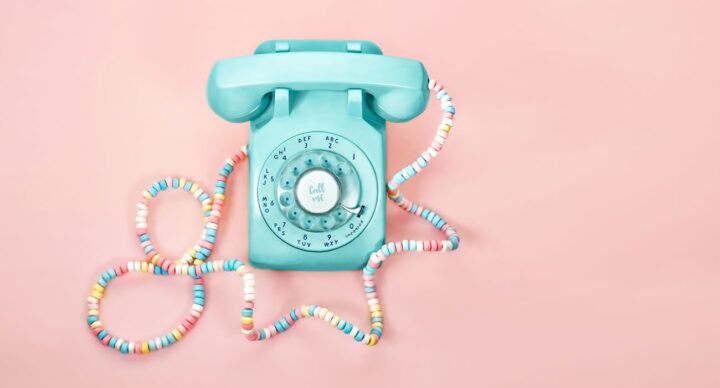 telefoon snoep bellen kamp
