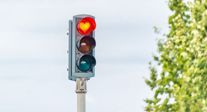 verkeersbord kusjes