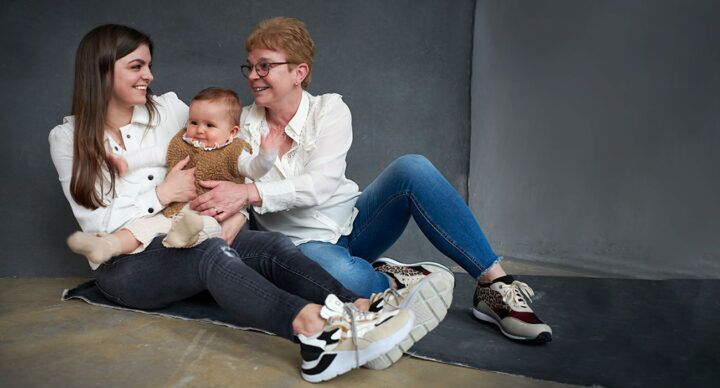 drie generaties op een dag jarig