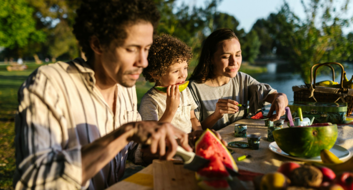 ouders samen eten