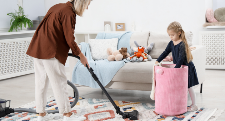 kind leren kamer opruimen
