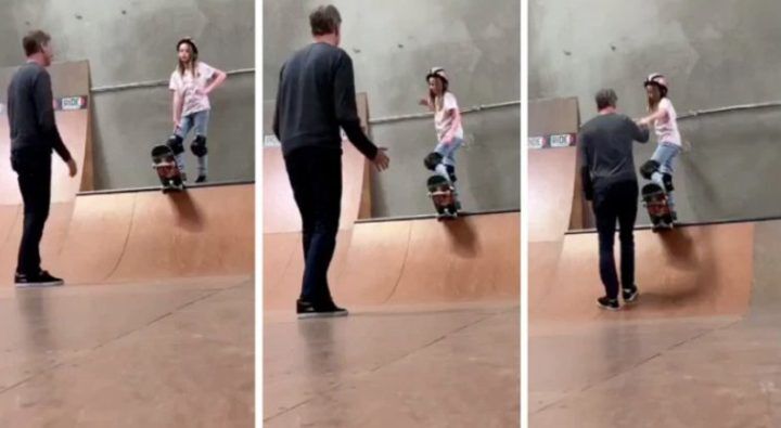 video tony hawk dochter