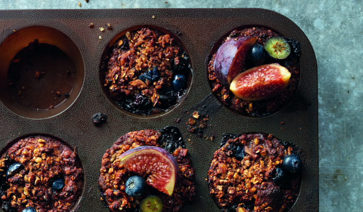 Illustratie bij: Dag 14 | Recept | Bessen-vijgen muffins