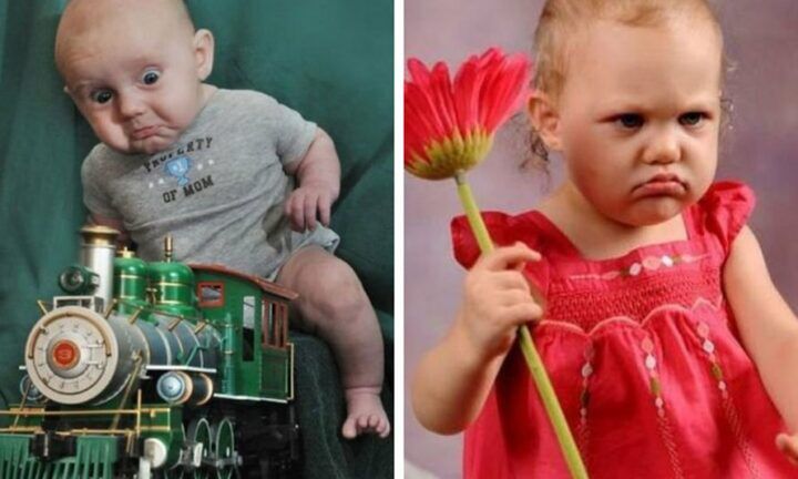Illustratie bij: Uitpuilende ogen en gekke bekken: best wel vreemde babyfoto’s