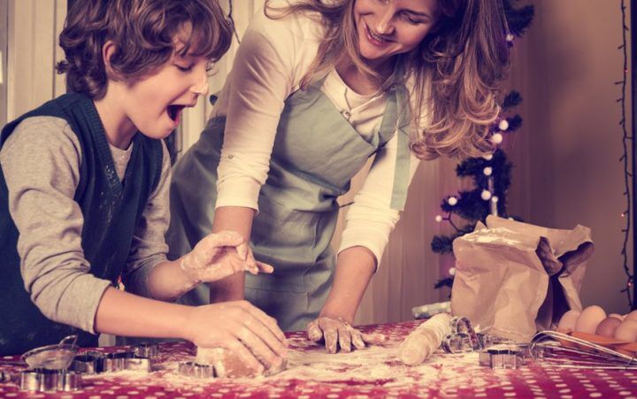 kerst koken familie bakken