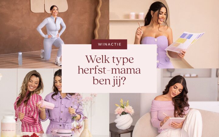 Illustratie bij: Winactie: welke herfst-mama ben jij? Ontdek jouw type en win een Cabau Self-care Pack!