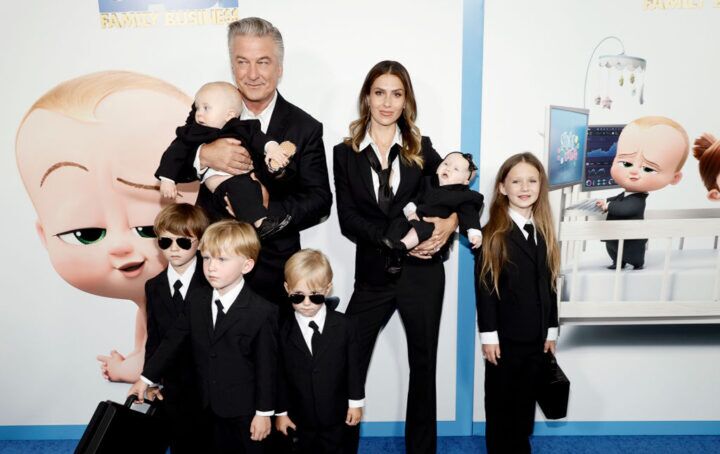 Hilaria en Alec Baldwin en kinderen