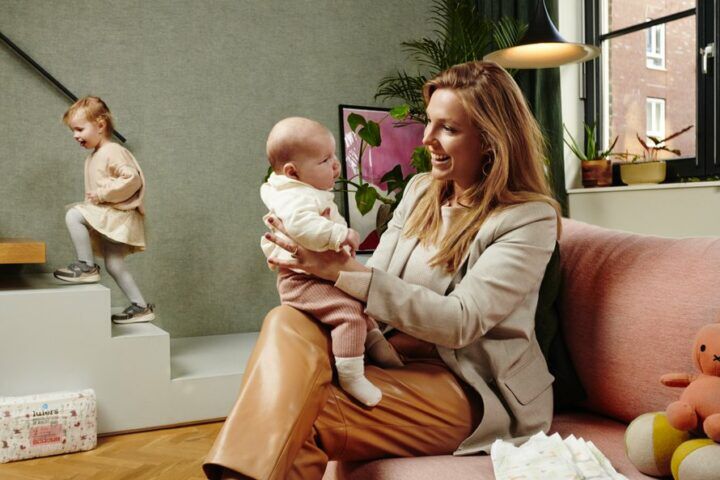 Illustratie bij: “Elke dag beginnen we met z’n vieren in het grote bed”