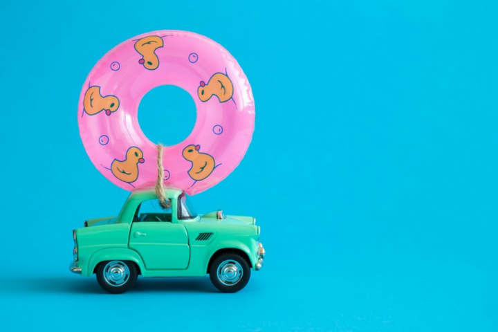vakantie kinderen auto
