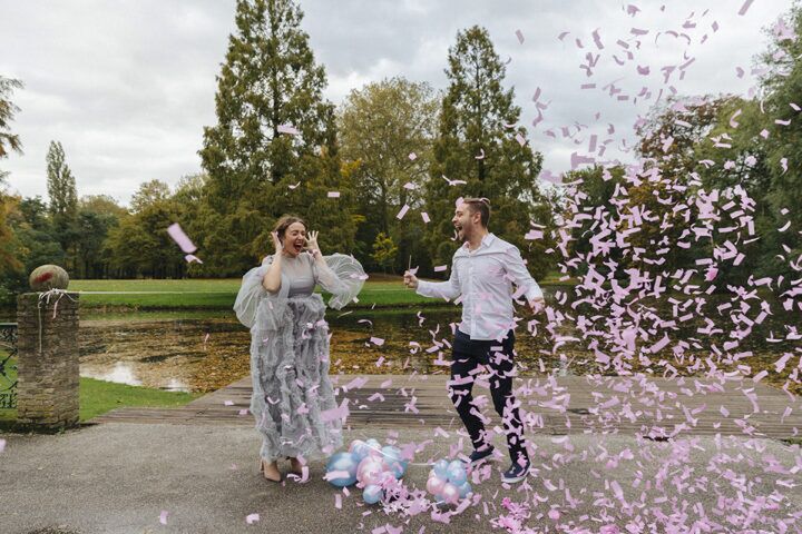 Illustratie bij: Anna: ‘Ik gaf meer dan vijfduizend euro uit aan gender reveal-feesten’