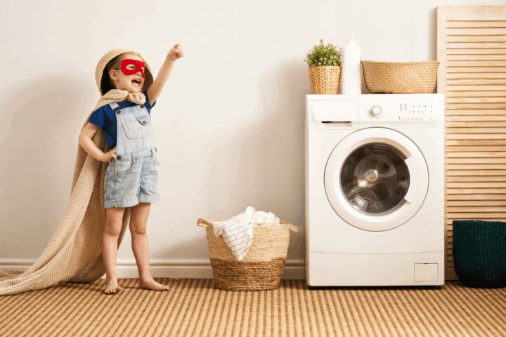 Illustratie bij: Was je veel voor je kinderen? Dit is waar je op moet letten bij een nieuwe wasmachine